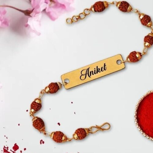 Customised Rudraksh Rakhi