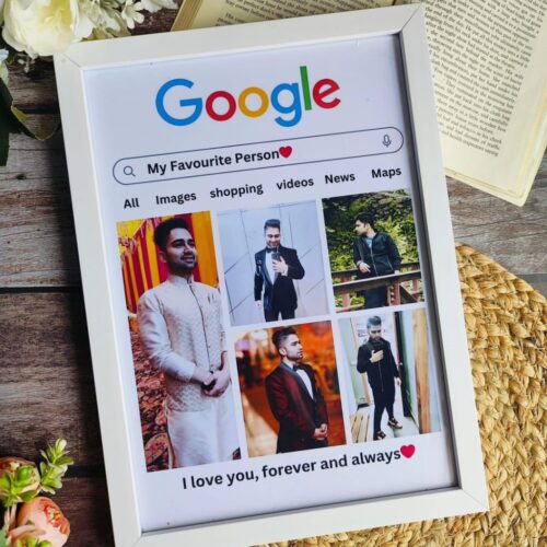 Google Photo Frame can be personalized with photos and makes a meaningful and decorative present for any occasion.