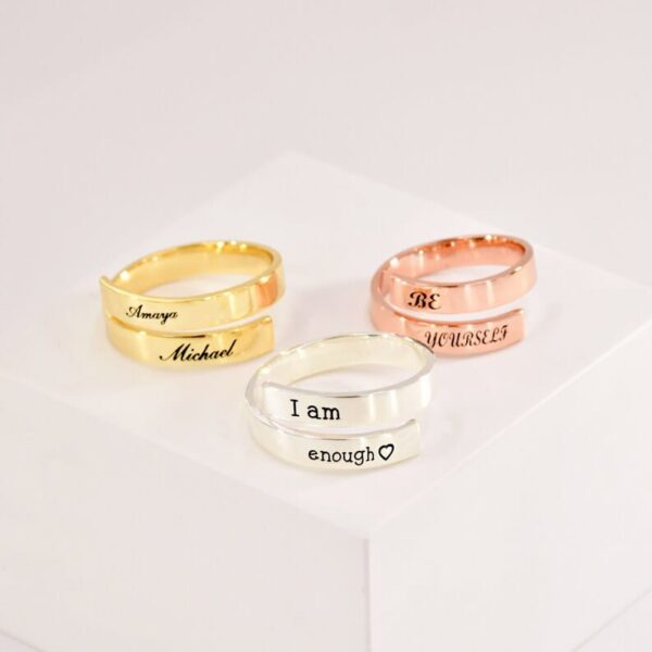Valentine Special Couple Name Ring Couple Ring Name Ring Valentine Special Valentine Gifts
